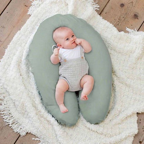 Doomoo Comfy Big Maternity Pillow - Muslin Green